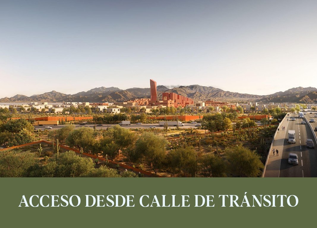 ACCESO DESDE CALLE DE TRÁNSITO